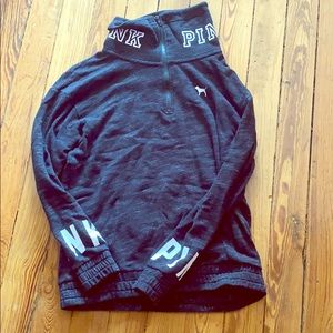 half zip victoria’s secret